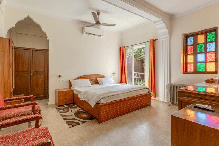 Room No. 2 with Private Patio - Main view